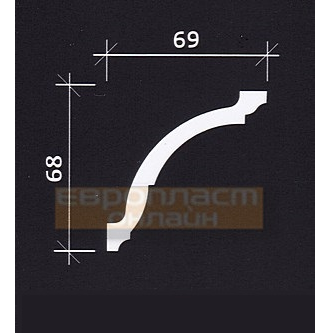 Карниз 6.50.101 - 68*69*2000мм