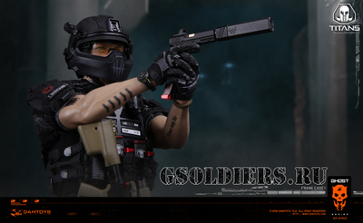【DAMTOYS】SF002 GHOST SERIES TITANS PMC DAMTOYS - 1/6 SF002 - Ghost Series - Titans PMC - Frank Casey