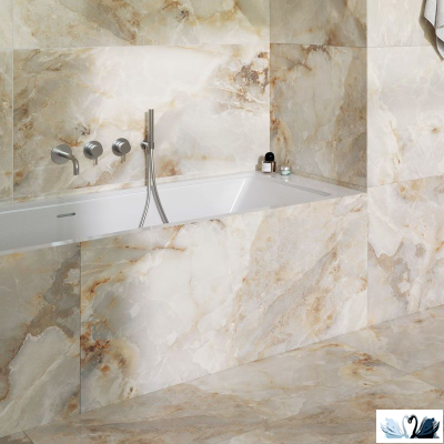 Керамогранит Staro Palacio Nestle Beige 60х120 см глянцевый цвет желтый оникс