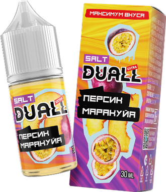 DUALL EXTRA SALT (20 MG) 30ml - ПЕРСИК / МАРАКУЙЯ