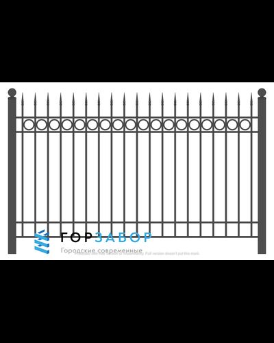 Завод по произвдству секций забора с элементами ковки KSZ15-23 в Москве и МО
