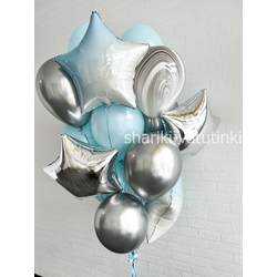 Фонтан 17  шаров "Градиент"