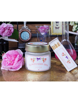 АРОМАТИЧЕСКАЯ СВЕЧА «РОЗА» 100  МЛ