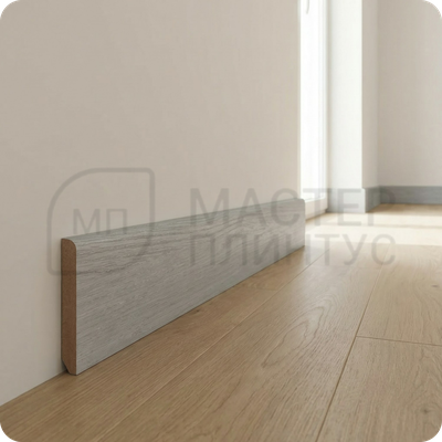 Плинтус МДФ TeckWood 80х10х2150 мм. Дуб айс