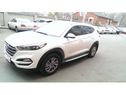 Пороги OEM на Hyundai Tucson (2018-2021)