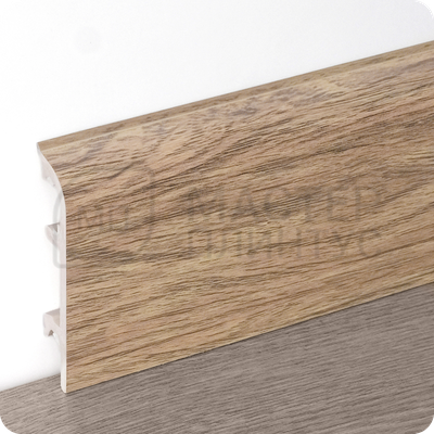 Плинтус из дюрополимера Comfort Classic 80  дуб латте