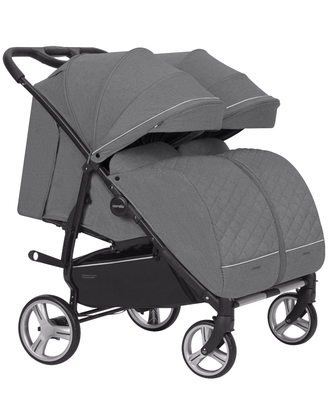 Коляска 2в1 для двойни Carrello Connect CRL-5502/1 Rock Grey