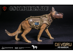 Боец DEVGRU со служебной собакой - Коллекционная фигурка 1/6 DEVGRU K9-handler in Afghanistan (DAM 78040) - DAMToys