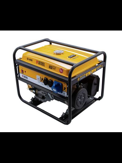 Бензиновый генератор DENZEL GE 6900 5,5 кВт, 220В 50Гц, 25 л, ручной старт 94637