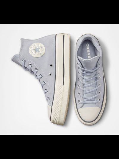 Кеды Converse Lift замшевые серые на платформе