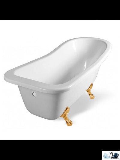 Ванна Эстет Царская 170 x 73 см отдельностоящая каменная