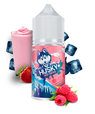 HUSKY MALAYSIAN SALT (20 MG) 30ml - RED WARG (ЛЕДЯНОЙ КЛУБНИЧНО-МАЛИНОВЫЙ СМУЗИ)