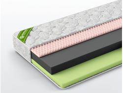 Матрас Ultra Flex Средне-жесткий/мягкий 20-21 см до 100 кг/сп.мжаккард