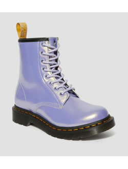 Ботинки Dr. Martens Vegan 1460 Chrome Metallic голубые во Владивостоке