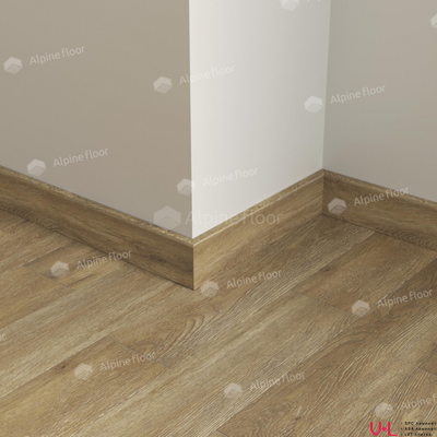 Плинтус Alpine Floor Parquet Light Макадамия SK 13-10 в интерьере