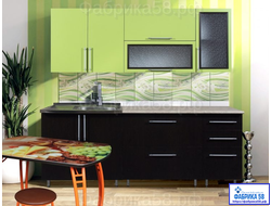 КУХОННЫЙ ГАРНИТУР 2.0 м "Ника 2" ЛДСП (выбор цвета) мм