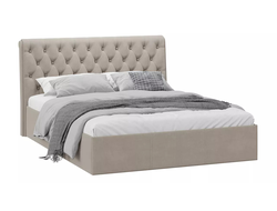 Спальня Скарлет - Кровать двойная Универсальная Тип 1 Велюр Мокко темный 1600