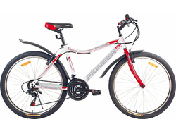 PIONEER OPTIMA 26'' Белый-красный (21 скорость, V-brake)