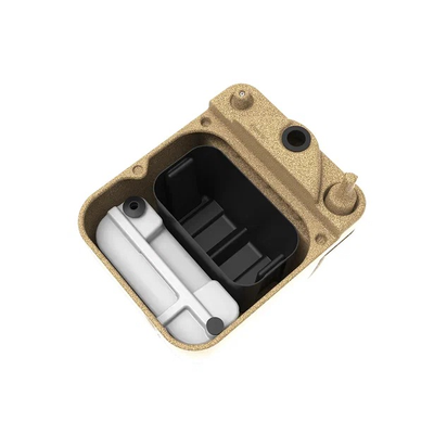 Туалет торфяной Rostok Эко песочный гранит