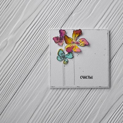 ФП штамп &quot;Весенние надписи&quot;