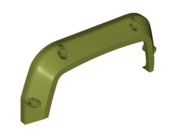 Technic, Panel Car Mudguard 15 x 2 x 7, Olive Green (46882 / 6278032)
