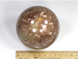 Шар Мрамор, Россия, Адыгея (78 мм, 673 г) №23414