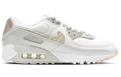 беговые женские кроссовки Nike Air Max Womens 90 SE 'Summit White Light Bone' CV8824-100