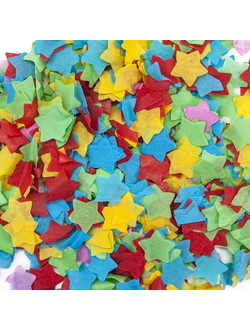 Конфетти тишью, 2,5 см, 50 гр, МИКС