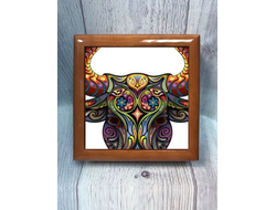 Шкатулка с символикой "Быка" №5