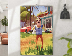 Перекидной календарь Привет Сосед/ Hello Neighbor №16
