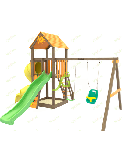 Детская площадка IgraGrad Панда Фани с винтовой трубой