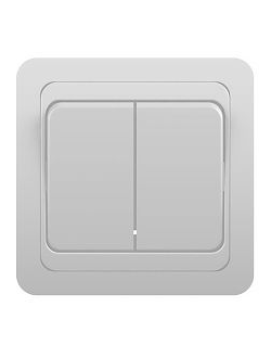 Выключатель UNIVersal  СУ 2 кл. бел. (керам. осн., инд.) В0123