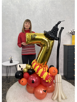 Мини-фотозона из шаров Harry Potter