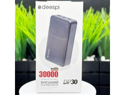 Внешний АКБ (Power bank) Deespi  DP30 30000mAh (Black)