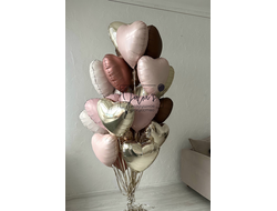 Фонтан из 25 сердец