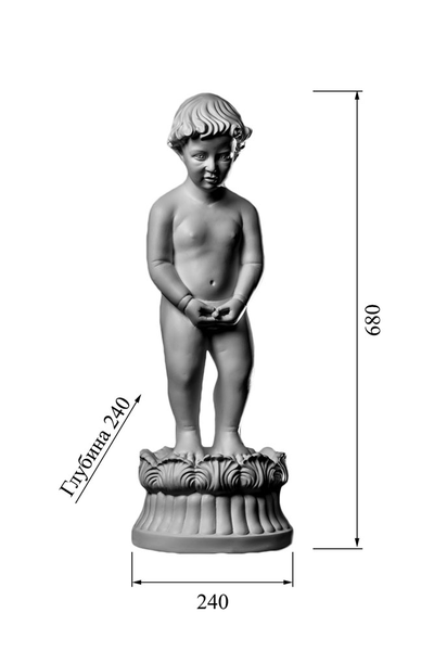размеры писающего мальчика ST-015