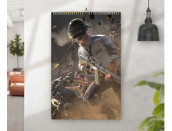 Перекидной календарь PlayerUnknown’s Battlegrounds, PUBG, ПУБГ №2