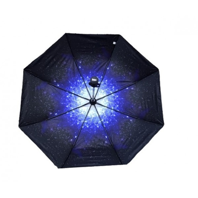 Зонт автоматический с двусторонним куполом Pasio (Принт: небо с облаками, звездное небо, галактика, сакура)