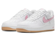 Заказать белые с розовым лого Кроссовки Nike Air Force Retro Color Of The Month Pink Gum DM0576-101