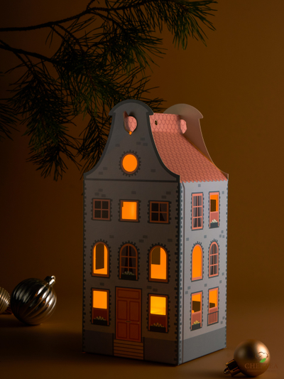 Набор "Голландский домик CHEFTEA" (чай 200г)