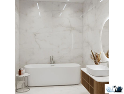 Керамогранит Staro Palacio Antisky Grey 60х120 см под белый мрамор Sicilia купить в магазине Marysя