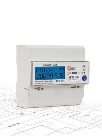 Трехфазный многотарифный электросчетчик НЕВА МТ 324