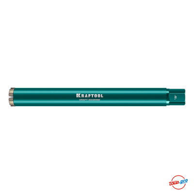 Алмазная коронка Kraftool Diamond 62 мм 450 мм 1 1/4" 29825-062