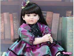 Кукла реборн — девочка "Ленор" 60 см