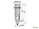 Индуктивный взрывозащищенный датчик SNI 18D-6-D резьба М22х1,5