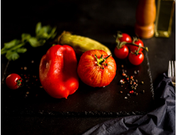 Овощи на углях