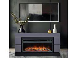 Линейный электрокамин Modern GR-LD с очагом Vision 42 LOG LED