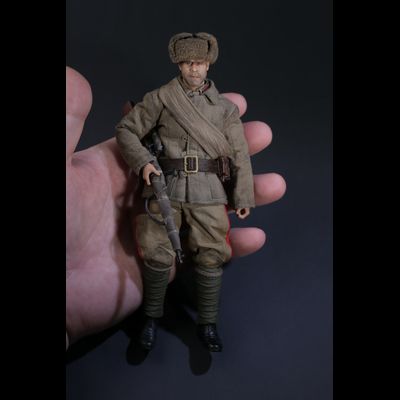 Снайпер Куликов (Рон Перлман, "Враг у ворот") - КОЛЛЕКЦИОННАЯ ФИГУРКА 1/12 Big golden tooth (CMS011) - POPTOYS