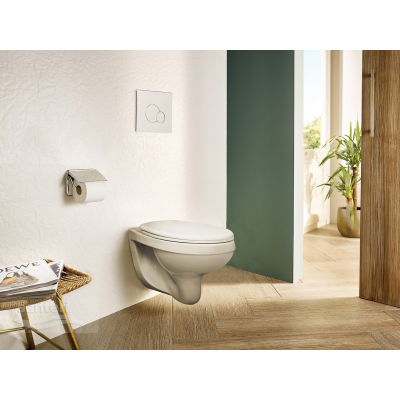 КОМПЛЕКТ SANTERI АЛЬФА комфорт подвесной унитаз + инсталляция + сиденье SC + панель белая