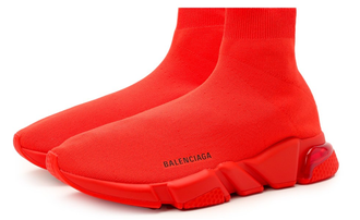 All red balenciaga sock sneakers sales
